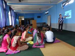 Former Kamlari at a vocational orientation session