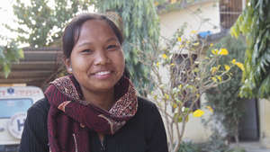 Renu trained as a midwife