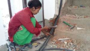 Priti employed at a housing company