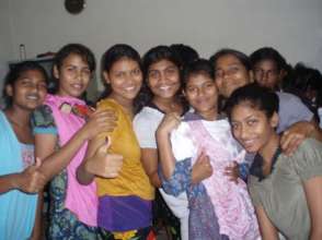 Girls at safe home. Education and a chance at life