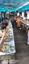 Having lunch