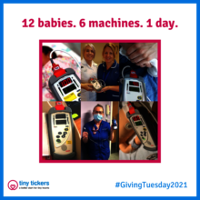 12 babies, six machines
