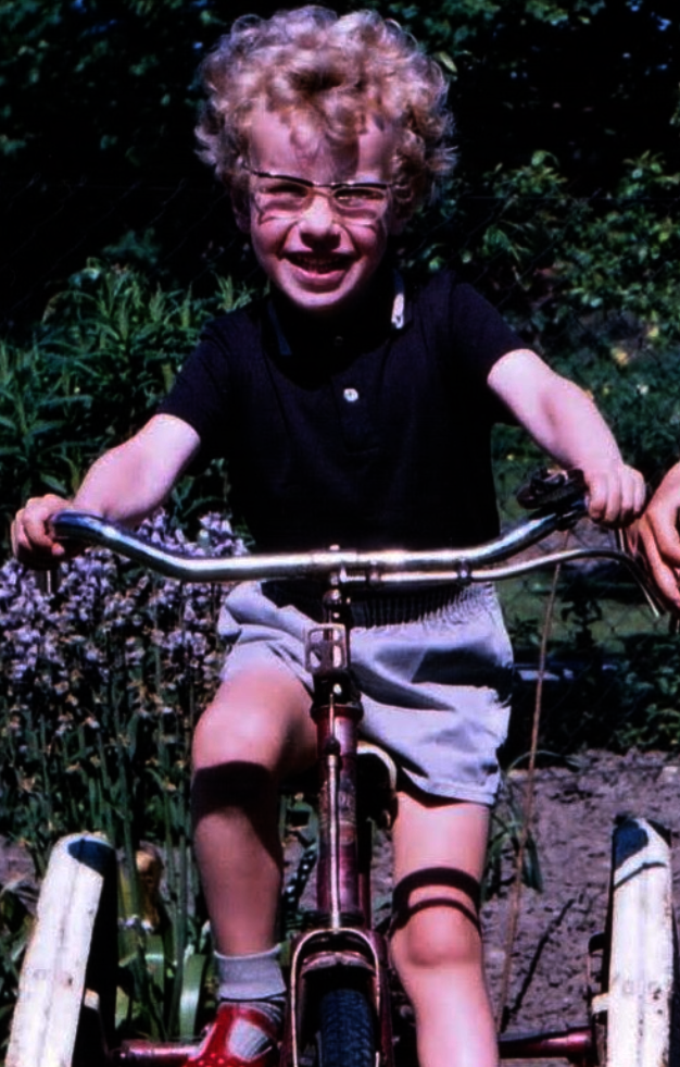 Mike as a child