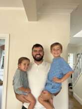 Joe with his boys