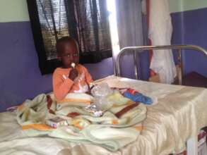 Agape battling Malaria at Agonga health facility