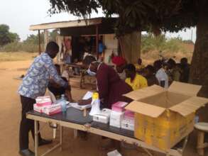 Ronnie and team carrying out medical outreach