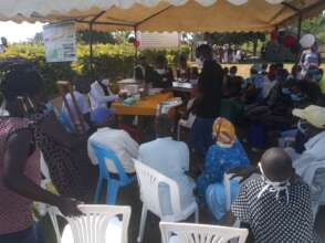 Medical camp at the launch