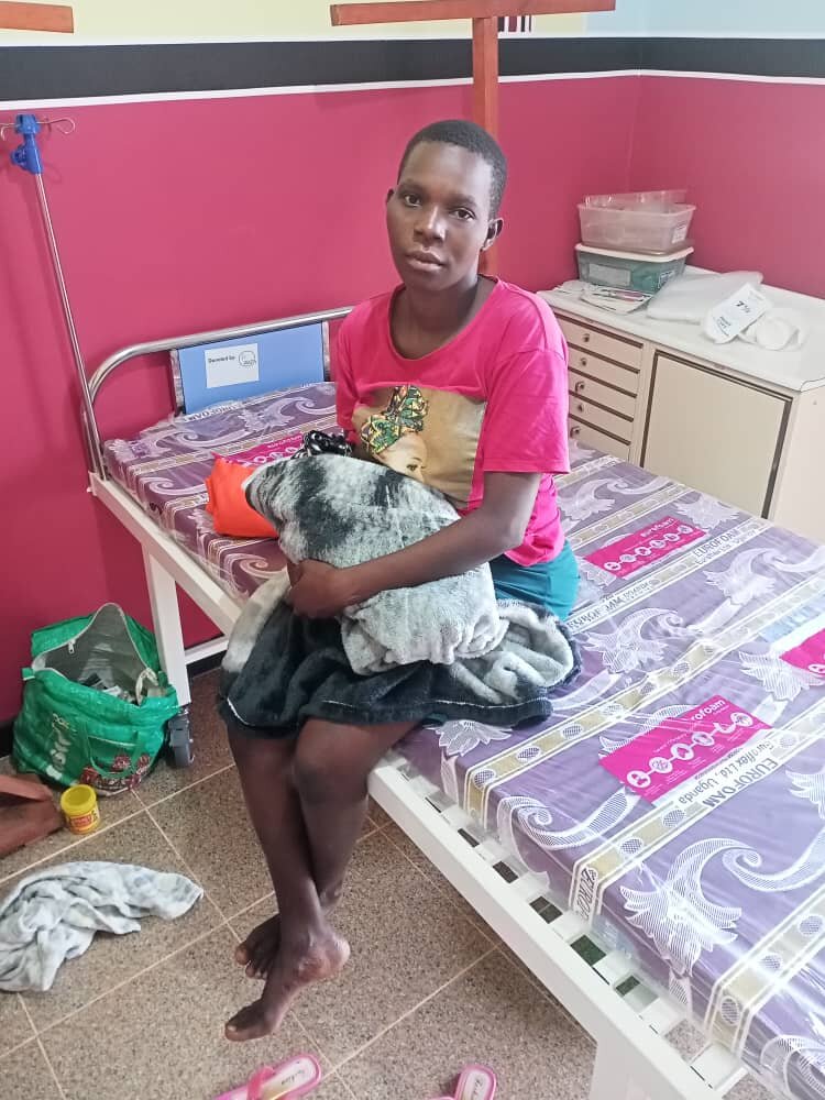 Our first mother & her baby