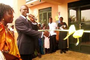 opening the health centre gulu