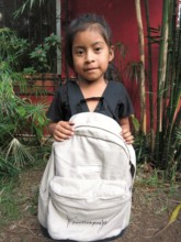 Ashly at the beginning of the school year