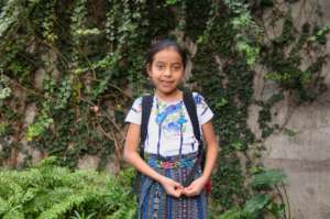 Marza is ready for school!