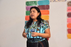 Johanny facilitates the discussion