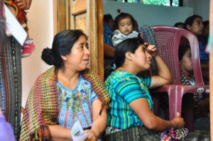 Mothers of sponsored students attend the workshop