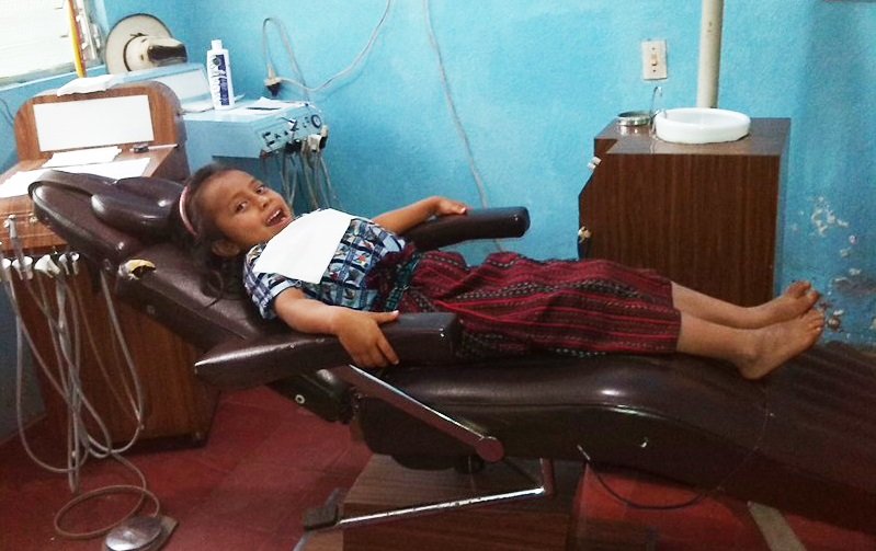 Marta at the dental clinic