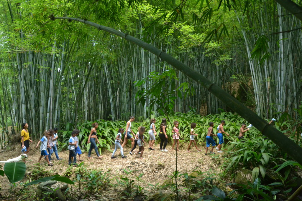 Learning outdoors for children of the favelas