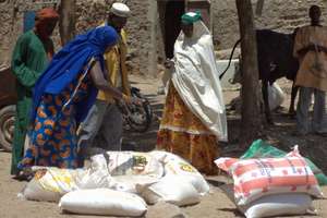 The vouchers enable families to stock up on basics