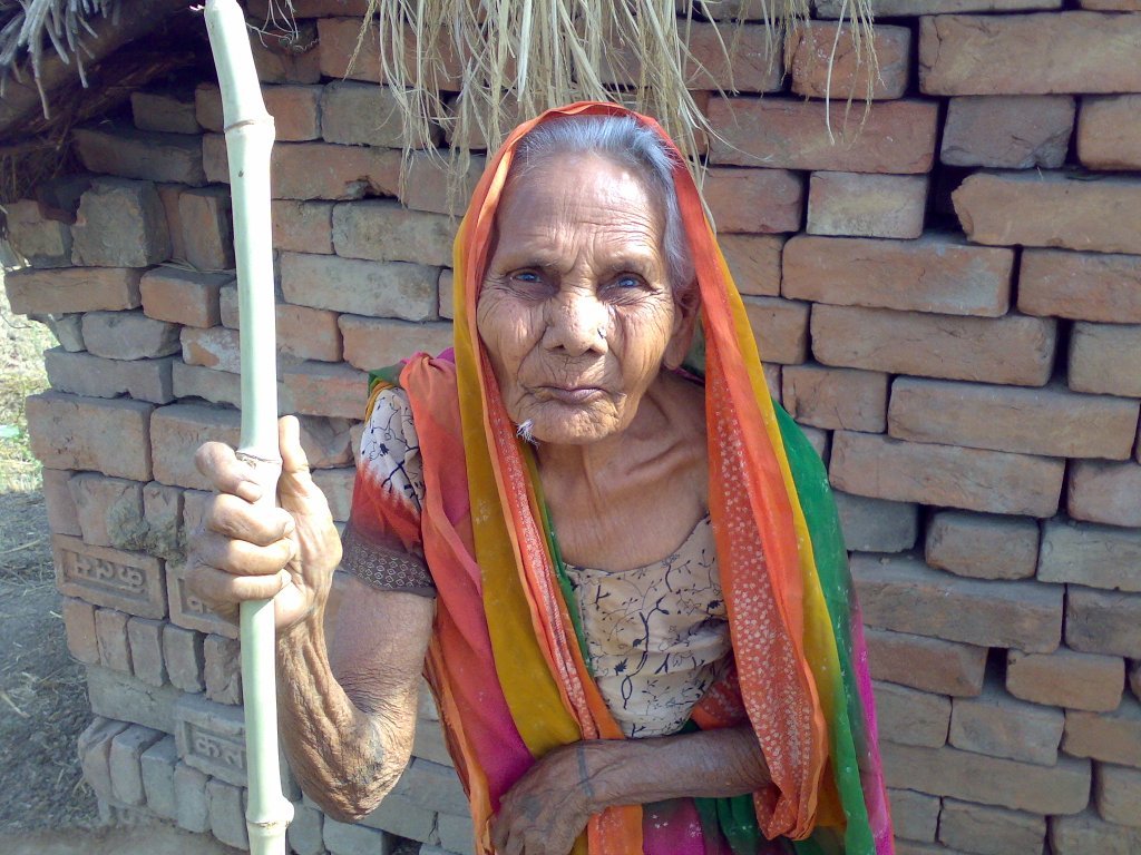 Support320 Poor/disabled Old People In Bihar,India