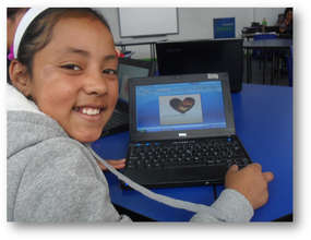 Learning how to use the computer!