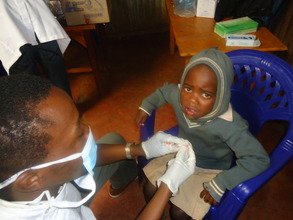 Beneficiary at Limuru dental service