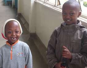 Children waiting to receive dental check