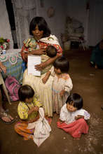 Mother of Four Visits with Community Health Worker