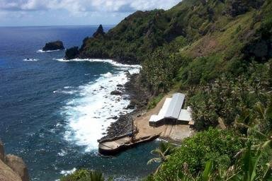 Boat-Shed Construction at Pitcairn Island