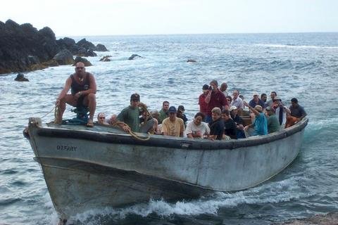 Boat-Shed Construction at Pitcairn Island
