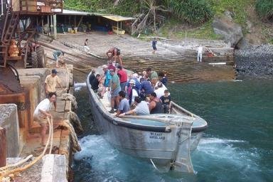 Boat-Shed Construction at Pitcairn Island