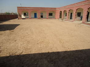 A typical single floor school building