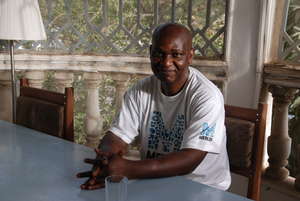Justin, Merlin's logistics man in Chad