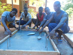 Concrete poured
