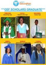 CEF SCHOLARS at their high school graduations 2015