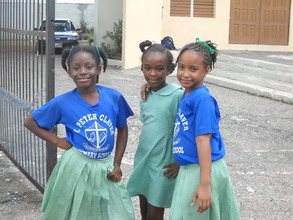 Students at St. Peter Claver Primary School