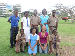 Ms. McLennon with CEF Scholarship Recipients 2013