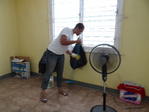 Learning Center Clean Up - cleaning on first floor