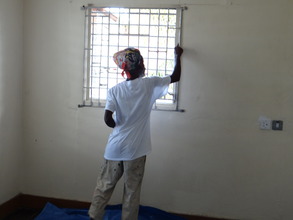 Learning Center Clean Up- Painter Paul is prepping