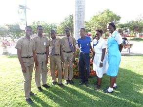 8 of CEF Scholarship Recipients -May 2013, Jamaica