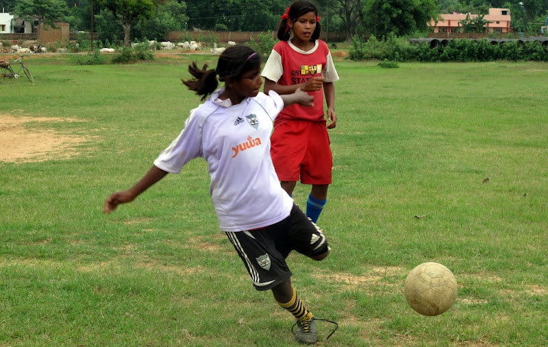 Empower Girls through football in a slum in India