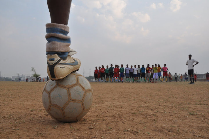 Empower Girls through football in a slum in India