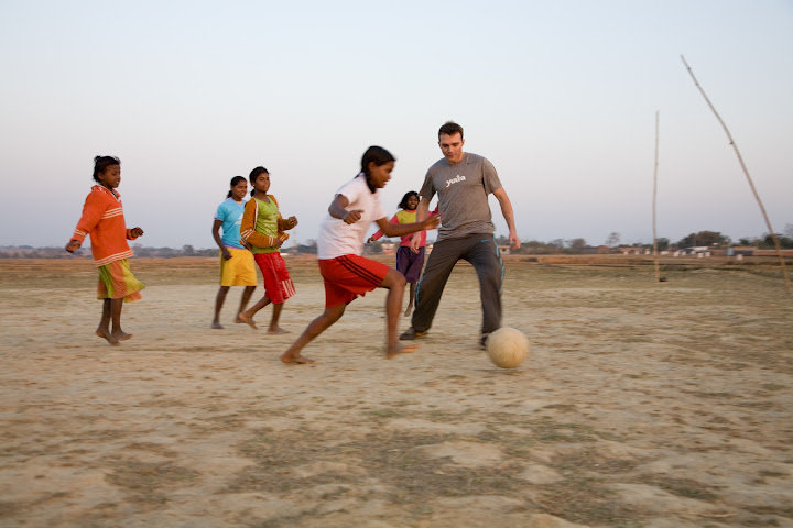 Empower Girls through football in a slum in India