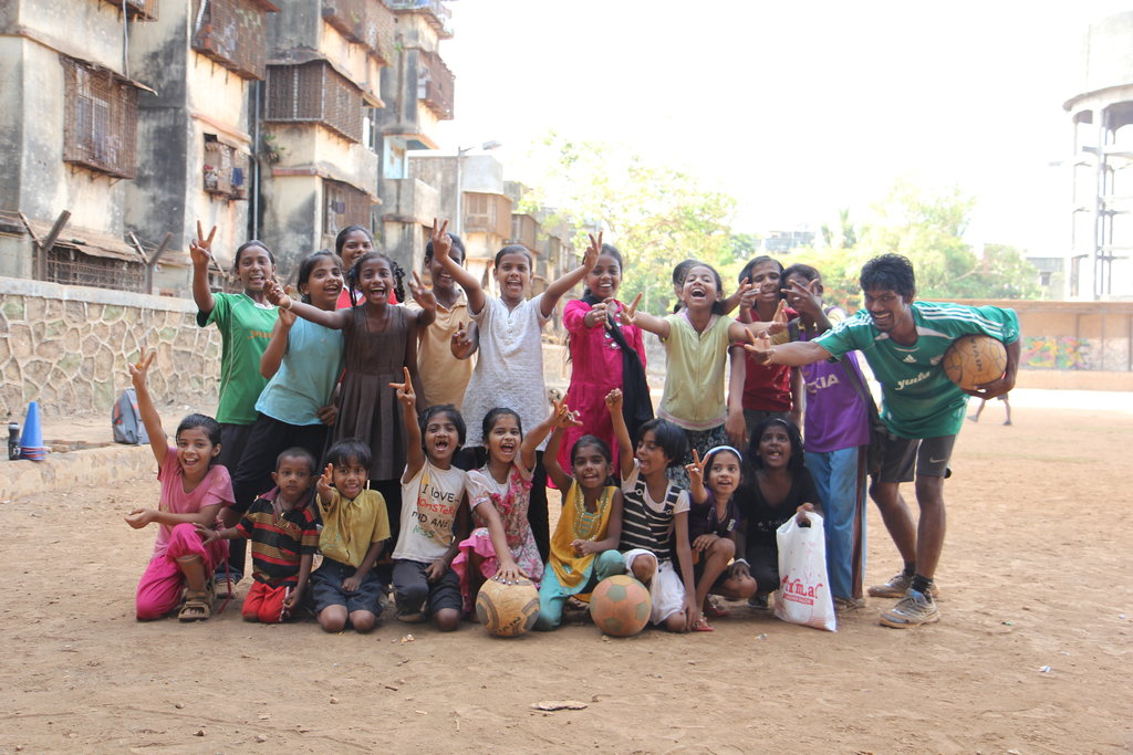 Empower Girls through football in a slum in India