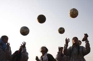 Empower Girls through football in a slum in India