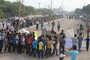 Child Right week celebration rally by children