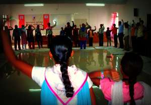 Children leading a State Consultation workshop