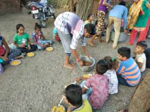 "Children who eat together, Stay together."