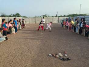 International Day of Play- Playing old games & New