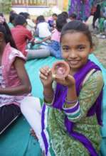 Diya decorating for Diwali
