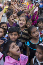 Children rallying