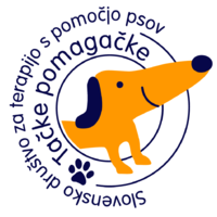 Slovensko drustvo za terapijo s pomocjo psov Tacke pomagacke logo