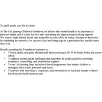 The UnLearning Children Foundation logo